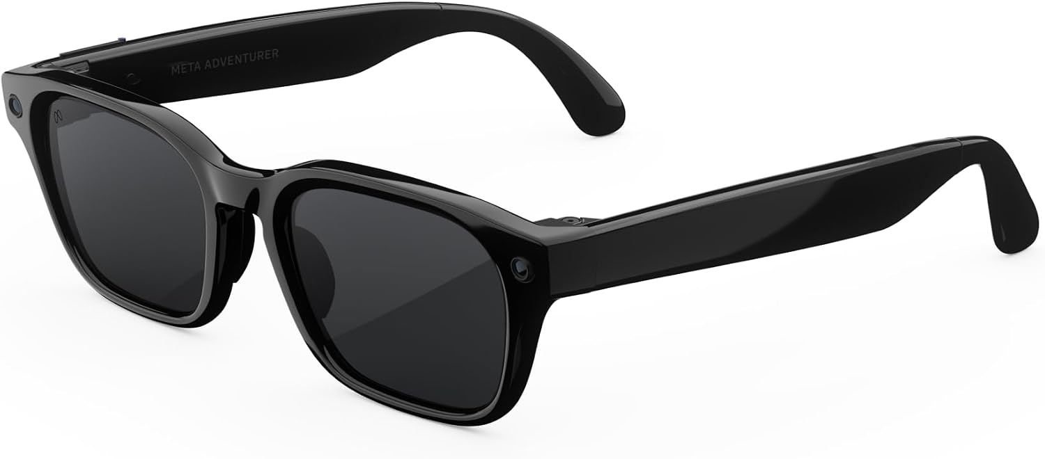 Meta Adventurer Nero classico con lenti polarizzate grigie
